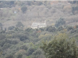 Photo paysage et monuments, Cervione - Cervione - La chapelle de Santa Cristina vue de la D334