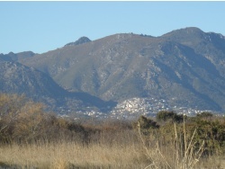 Photo paysage et monuments, Cervione - Cervione vu de le site NATURA 2000 - Dunes de Prunete-Caniccia