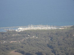 Photo paysage et monuments, Cervione - Cervione - Vue sur la pleine et le port de plaisance Taverna, de Santa Maria Poghju de le D25