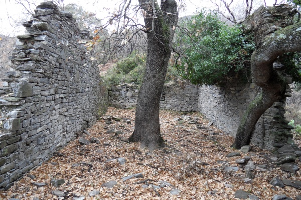 Photo Cervione - Les vestiges d'une deuxieme église au-dessus de la route départementale D452(1)