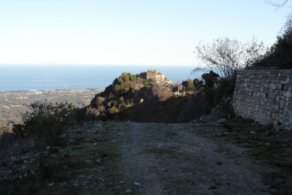 Le hameau Cigliu - vu du sentier qui mène à Scupiccia