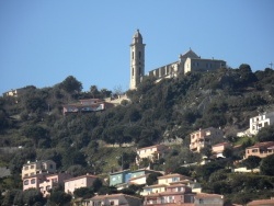 Photo paysage et monuments, Ville-di-Pietrabugno - L'Eglise de Santa Lucia - vu du Jardin Annonciade de Bastia