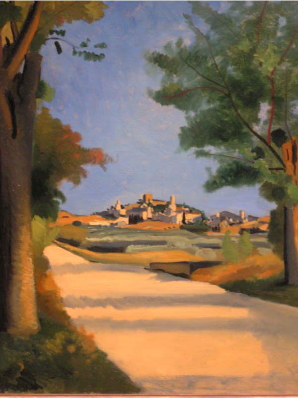 peinture du village les angles par André Derain musée de l'Orangerie