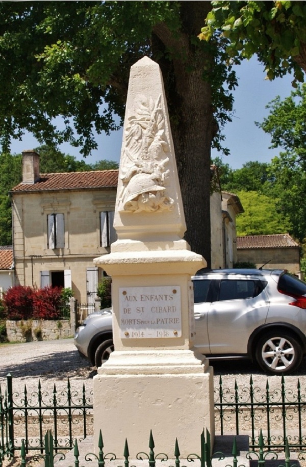 Photo Saint-Cibard - Monument-aux-Morts