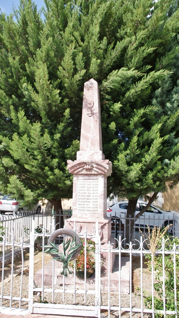 Photo Prades-sur-Vernazobre - le monument aux morts