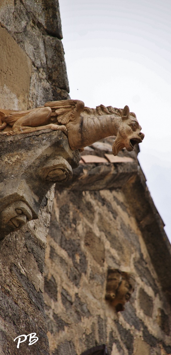 Photo Roujan - église St Laurent 13/14 Em Siècle ( Gargouille )