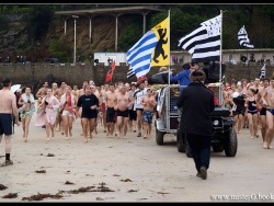 Plage de L'écluse à DINARD le 31 Décembre 2011.