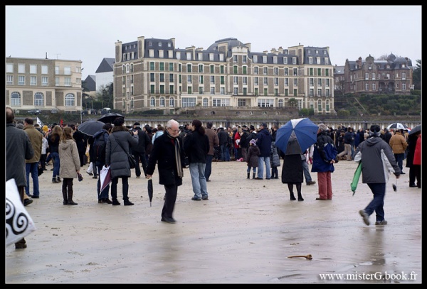 Photo Dinard - Plage de Lécluse à DINARD le 31 Décembre 2011.