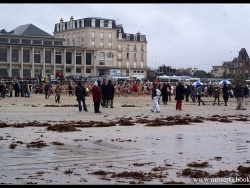 Plage de L'écluse à DINARD  le 31 Décembre 2011.