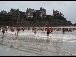 Plage de L'écluse à DINARD 31 Décembre 2011.