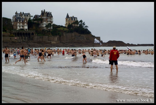 Photo Dinard - Plage de L'écluse à DINARD 31 Décembre 2011.