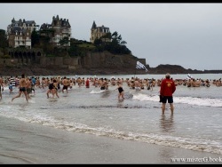 Plage de L'écluse à DINARD 31 Décembre 2011.