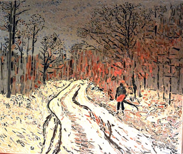 Photo Asnans-Beauvoisin - ASNANS BEAUVOISIN .Chemin boisé.Influence Claude Monet.