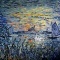 Asnans Jura - Atelier mosaïques; Coucher de soleil sur la Seine (Monet).