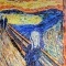 Photo Asnans-Beauvoisin - Asnans Jura. Atelier mosaïques. Le cri, influence Edvard Munch.