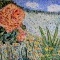 Photo Asnans-Beauvoisin - Asnans jura atelier mosaiques. La rose Camille Pissarro en émaux de Briare