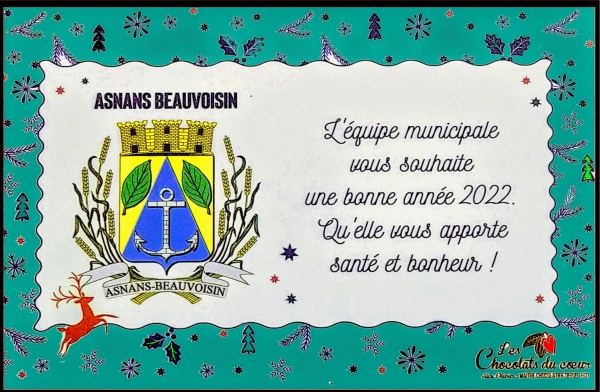 Asnans-Beauvoisin Jura, Vœux de la municipalité 2022.