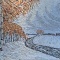 Photo Asnans-Beauvoisin - Asnans Jura;Route de Pleure-Effet de neige-Tableau en émaux de Briare