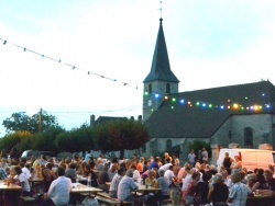 Photo vie locale, Asnans-Beauvoisin - Asnans Jura;La fête au village,19 Juillet 2014.