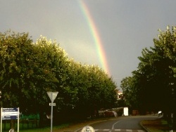 Photo paysage et monuments, Champdivers - Champdivers-jura.Pluie et soleil.