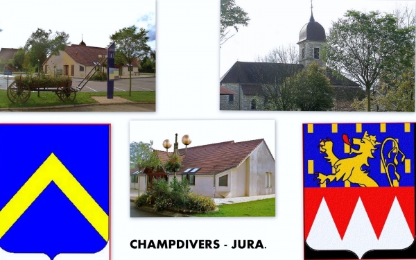 Photo Champdivers - Champdivers-Jura.aves blasons;Champdivers et Jura.