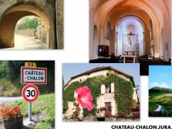 Photo paysage et monuments, Château-Chalon - Résumé.