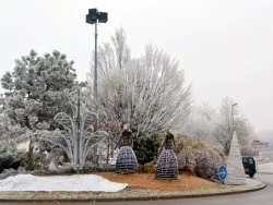 Photo paysage et monuments, Damparis - Damparis Jura-Décembre 2013.Carrefour des carriers.