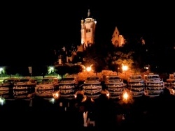 Photo paysage et monuments, Dole - Dole Jura - Port fluvial.Août 2016.