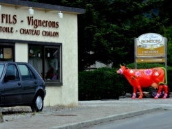 Photo paysage et monuments, Domblans - Domblans Jura;vache de ville...