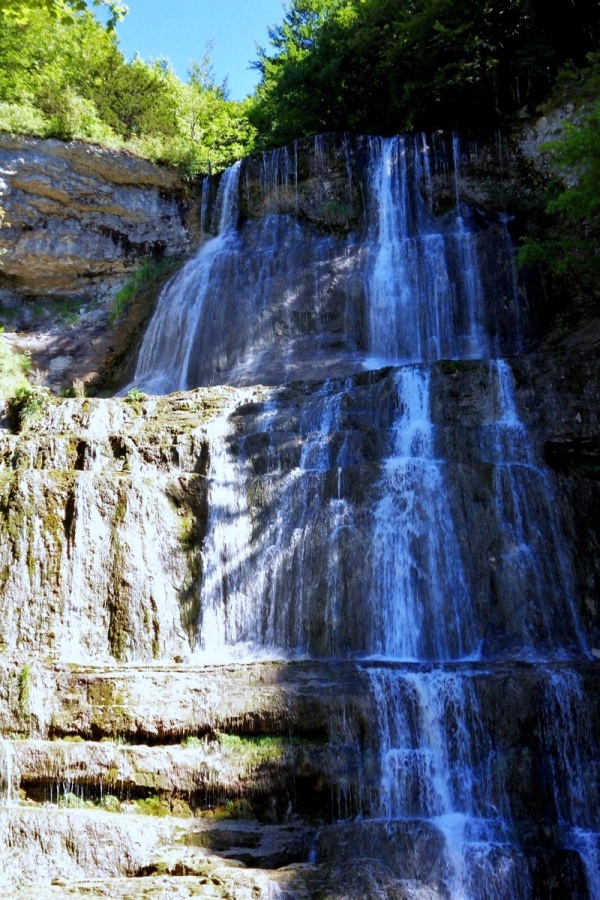 Photo Le Frasnois - Frasnois.jura.La cascade du Hérisson.