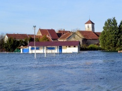 Photo paysage et monuments, Molay - Molay Jura. Inondations 24 Janvier 2018.