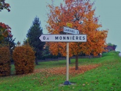 Photo paysage et monuments, Monnières - Route de Monnières.jura.