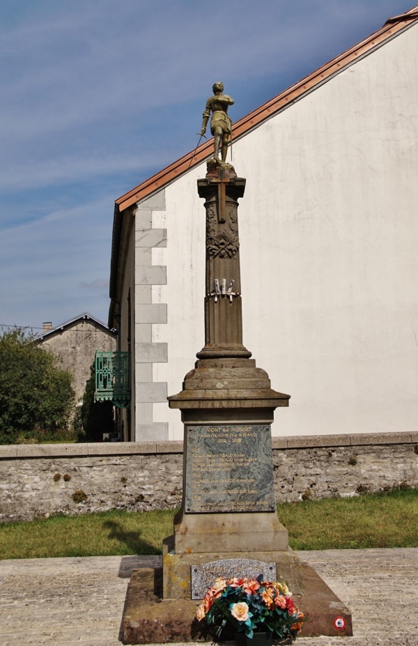 Photo Mont-sur-Monnet - le Monument-aux-Morts