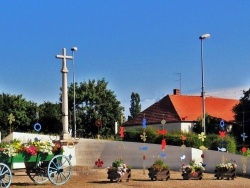 Photo paysage et monuments, Saint-Aubin - Saint-Aubin.jura.Rond-point 2011.