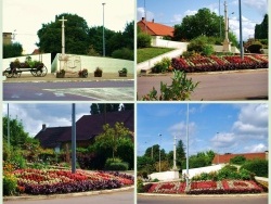 Photo paysage et monuments, Saint-Aubin - Saint aubin-Jura:rond-point.