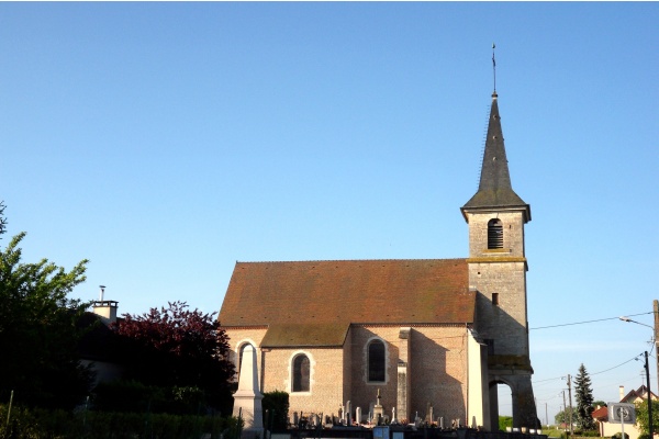 Eglise de Saint-Baraing.Jura.