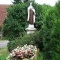 Saint loup Jura.Statue.