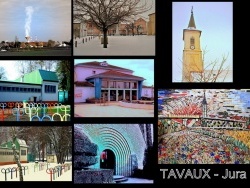 Photo paysage et monuments, Tavaux - Tavaux-Jura-montage photos.