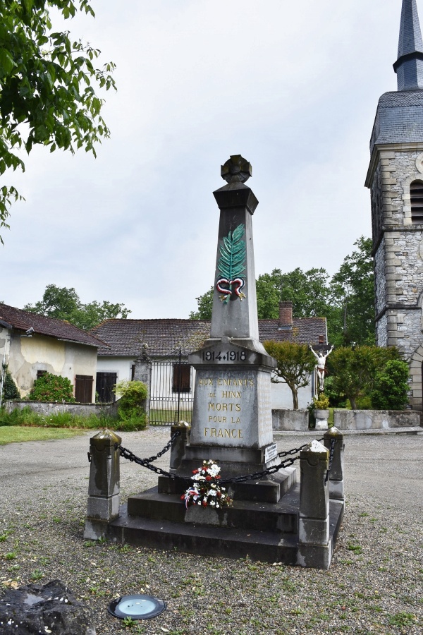 Photo Hinx - le monument aux morts