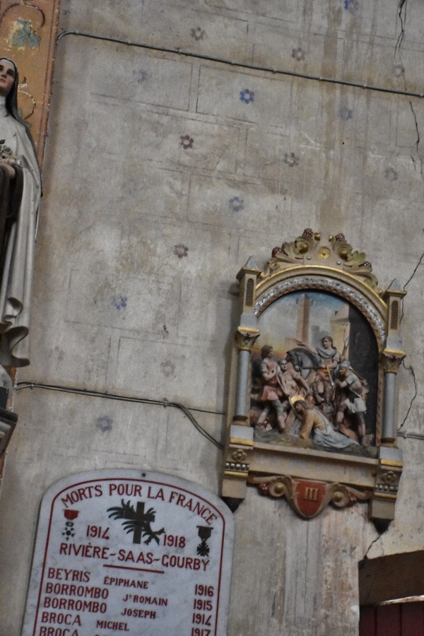 Photo Rivière-Saas-et-Gourby - église Saint Jean Baptiste