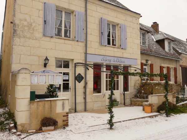 l auberge du château sous la neige janvier 2010