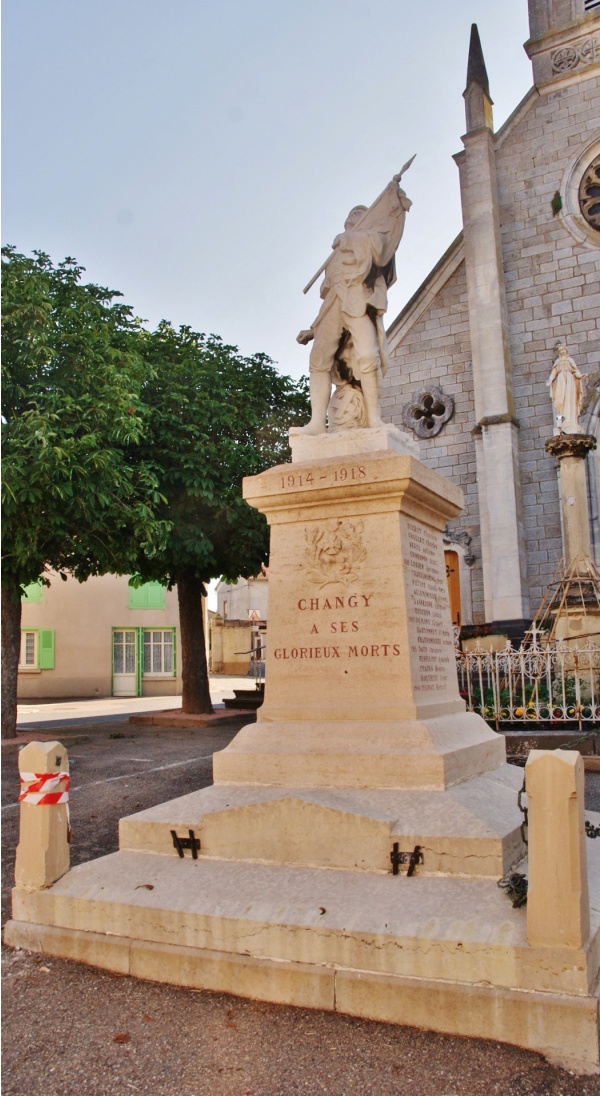 Photo Changy - Monument-aux-Morts
