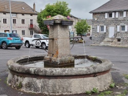 Photo paysage et monuments, Fay-sur-Lignon - la fontaine