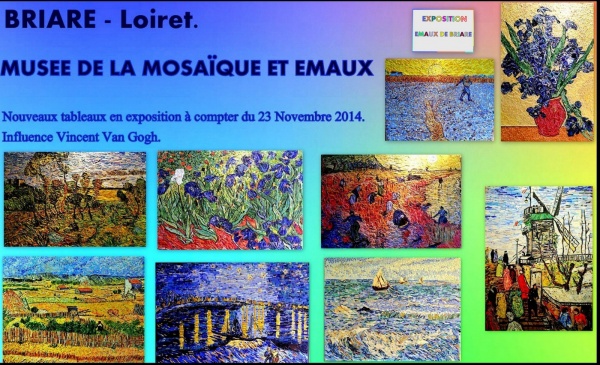 Photo Briare - Briare Loiret;Expo au musée de la mosaïque et émaux.