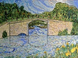 Photo dessins et illustrations, Briare - Briare;Le pont du Baraban.