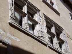 Photo paysage et monuments, Cahors - belles fenêtres à meneaux
