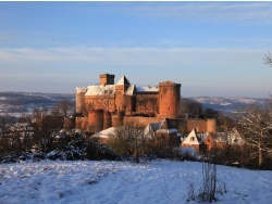 Photo paysage et monuments, Prudhomat - château de Castelnau sous la neige janvier 2013