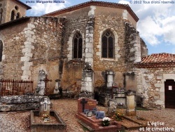Photo paysage et monuments, Bourran - L'église paroissiale Saint-Pierre à Bourran