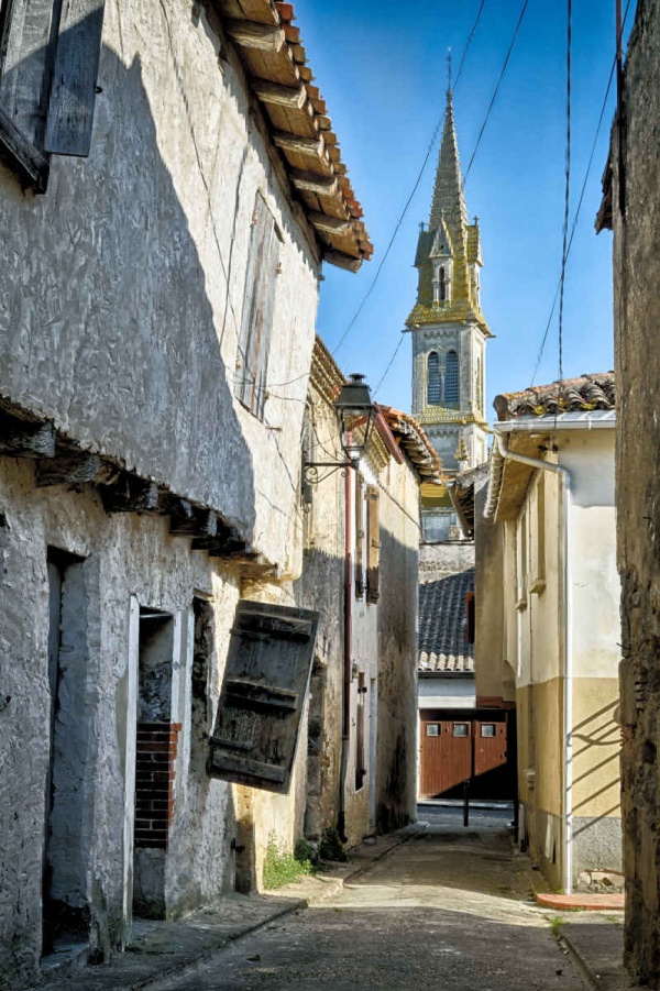 Photo Nérac - Nérac, l'église Notre-Dame depuis le Vieux Nérac.