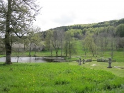 Photo paysage et monuments, Prinsuéjols - Château de la Baume, les jardins du château